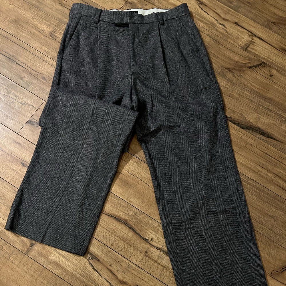 ASOS Design wool/polyester blend slacks, 34x32, like new condition